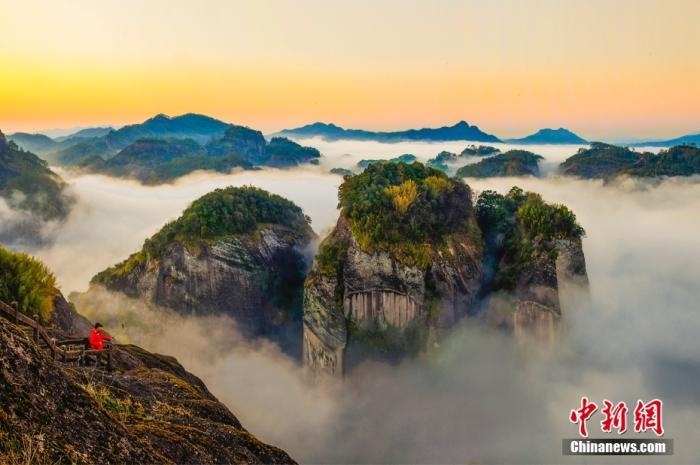 武夷山天游云海。黃海 攝