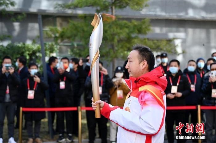 3月2日，北京2022年冬殘奧會火種采集儀式在中國盲文圖書館舉行，采集“希望之火”。 <a target='_blank' href='/'>中新社</a>記者 張興龍 攝