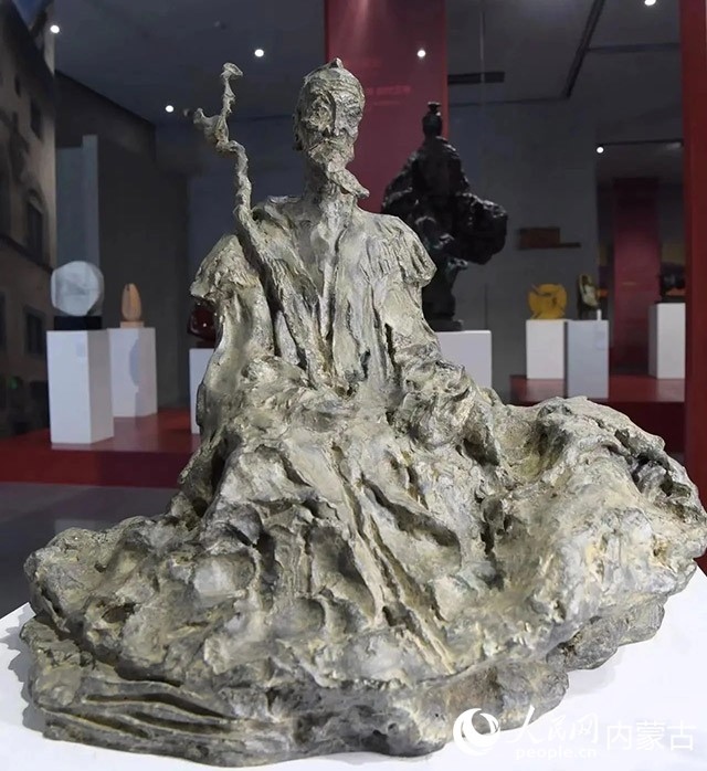吳為山作品《莊子》。王劭凱攝
