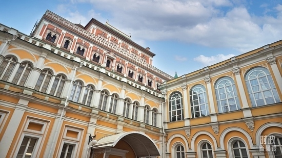  △當(dāng)?shù)貢r間3月21日，莫斯科，克里姆林宮。（總臺央廣記者潘毅拍攝）