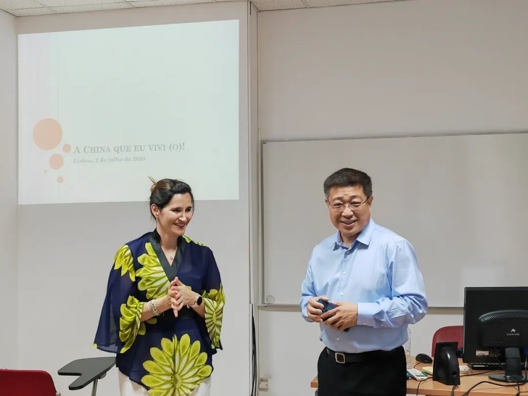 里斯本大學(xué)孔子學(xué)院組織漢語(yǔ)角活動(dòng)。 圖片來(lái)源：里斯本大學(xué)孔子學(xué)院公眾號(hào)