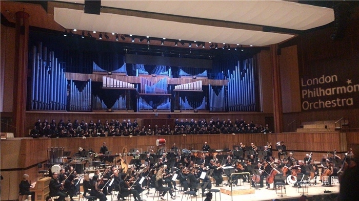 《敦煌·慈悲頌》在倫敦演出。人民網(wǎng) 余穎攝