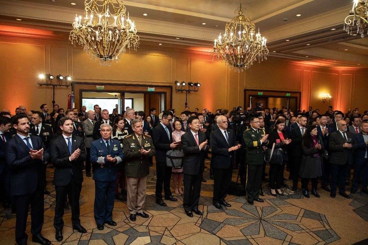 招待會(huì)現(xiàn)場(chǎng)氣氛熱烈友好。中國(guó)駐阿根廷大使館供圖