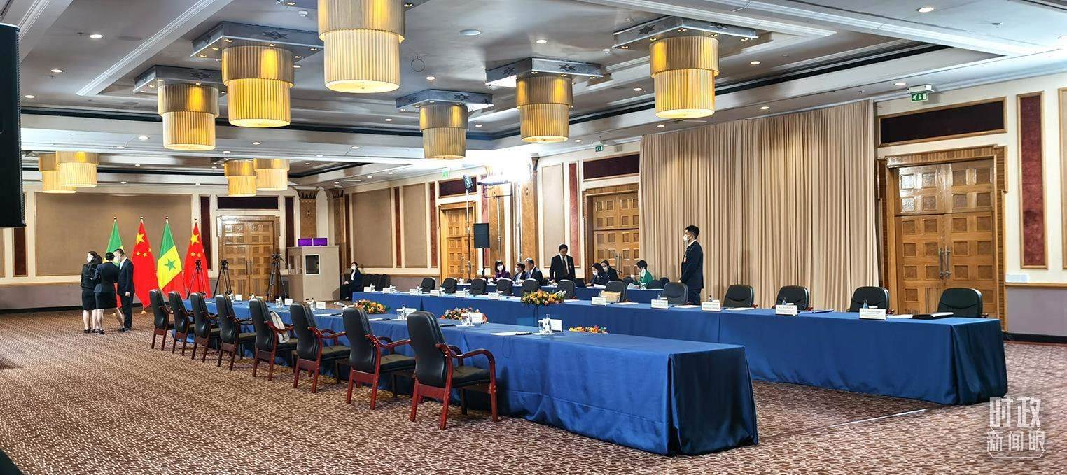 △23日下午，4場會見在這里舉行。（總臺央視記者郭鴻拍攝）