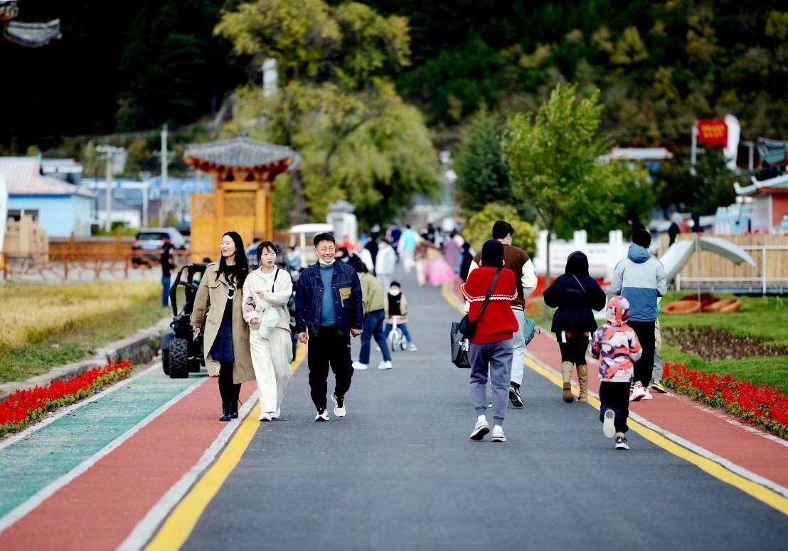 光東村干凈整潔的街區(qū)。主辦方供圖