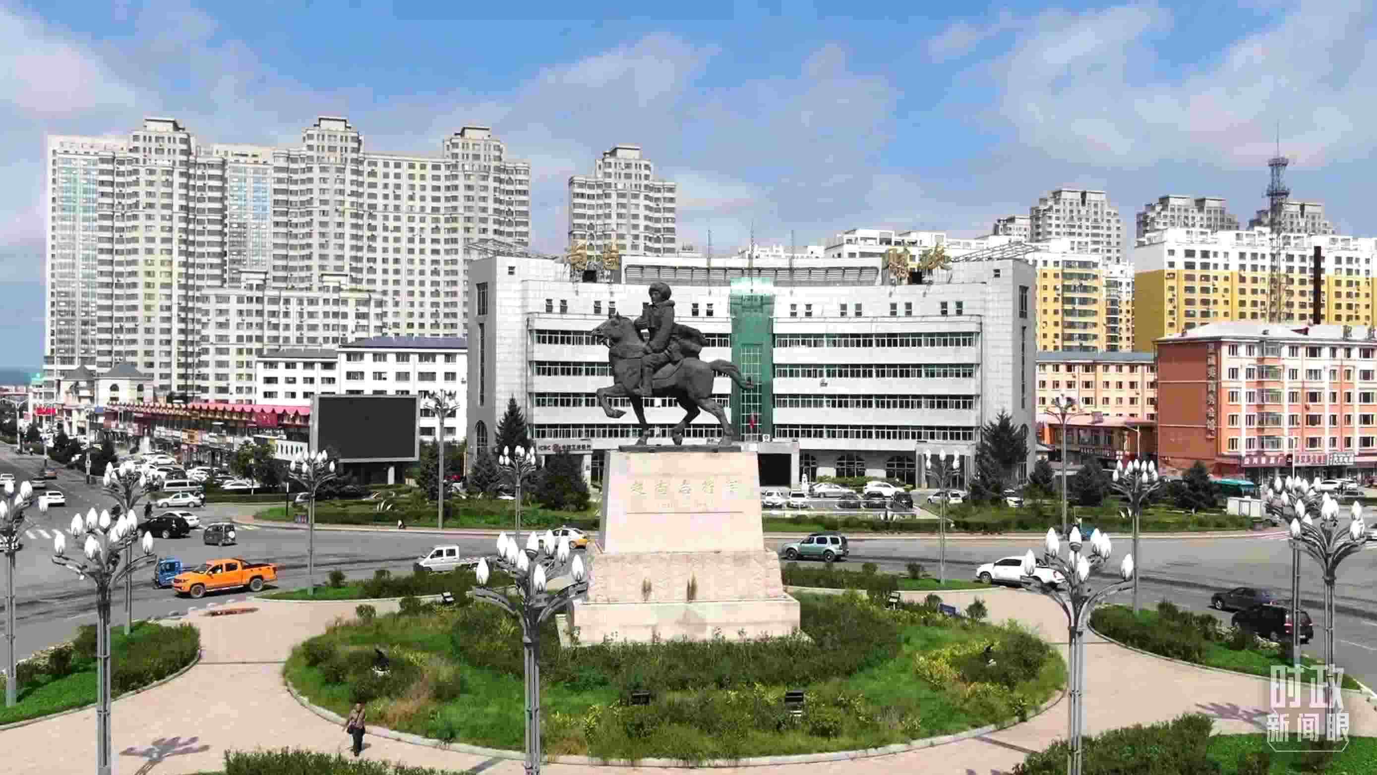 △哈爾濱市尚志市航拍。（總臺(tái)央視記者張耿生拍攝）