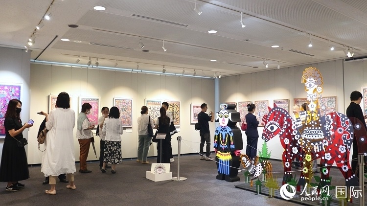 到場民眾觀看展覽。人民網(wǎng) 許可攝