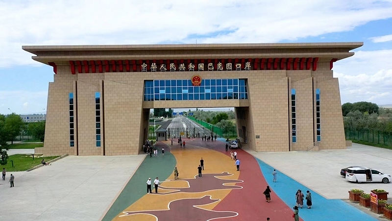 圖為塔城巴克圖口岸。塔城融媒體中心 張亭宇攝