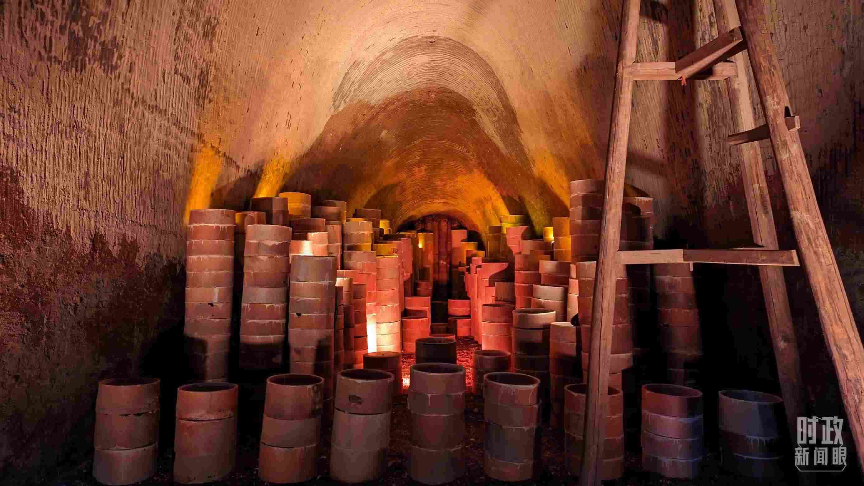 △當?shù)噩F(xiàn)存最大的柴窯——徐家窯。（總臺央視記者朱超拍攝）