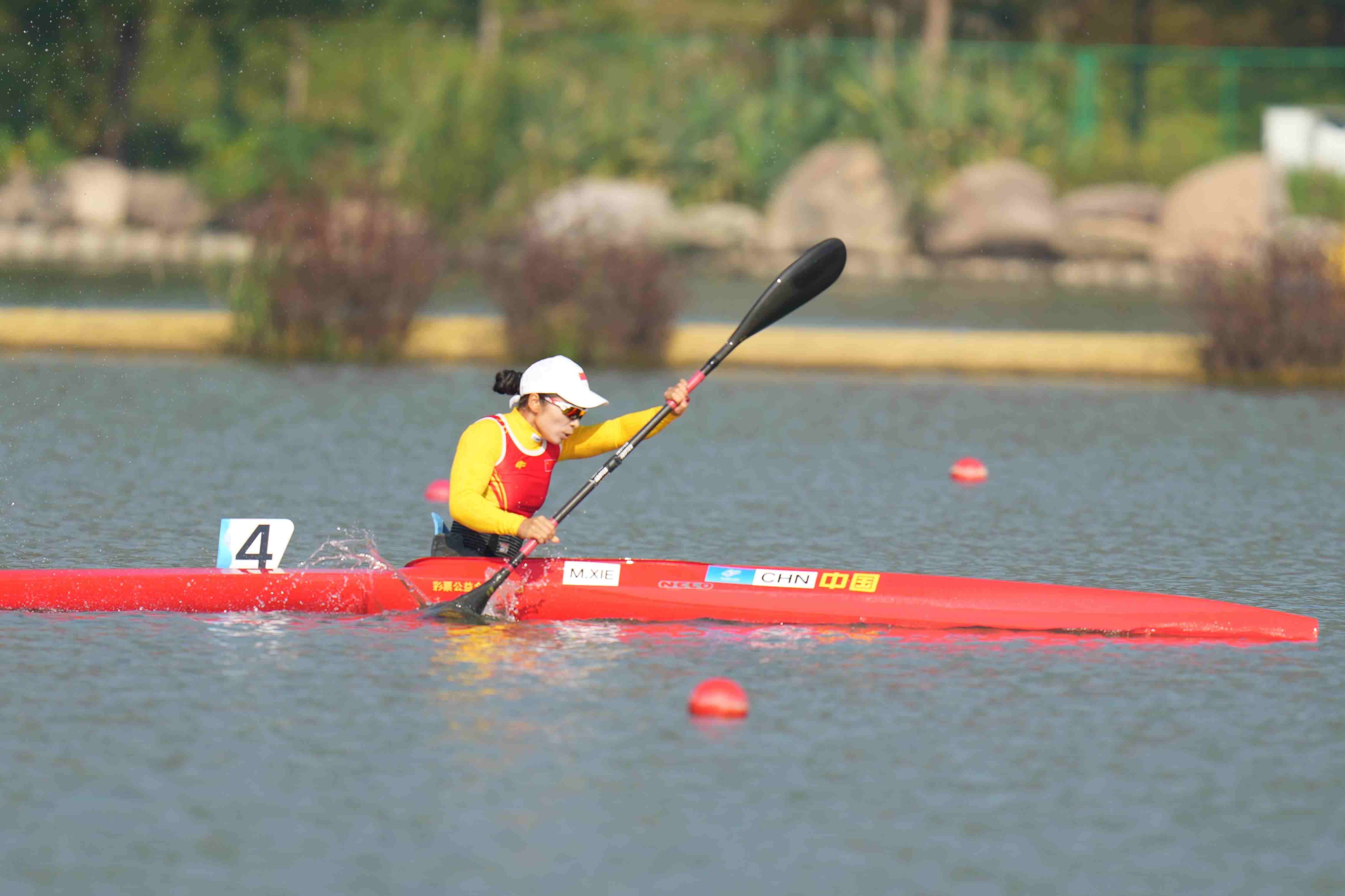 △2023年10月23日，中國選手謝毛三獲得本屆亞殘運(yùn)會首金。