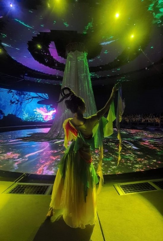 《天釀》演出場景。本報記者常雯宜攝