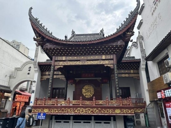 10月25日，長沙太平老街一角。（本報記者 劉書文攝）