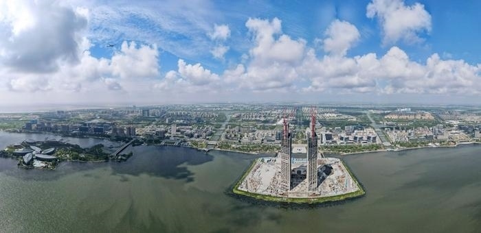 這是9月6日拍攝的中國（上海）自由貿(mào)易試驗(yàn)區(qū)臨港新片區(qū)。