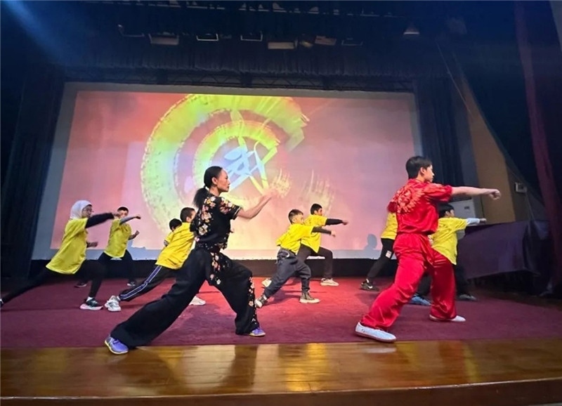 圖為2023“中華文化大樂園—埃及開羅營”閉幕式活動(dòng)現(xiàn)場。主辦方供圖