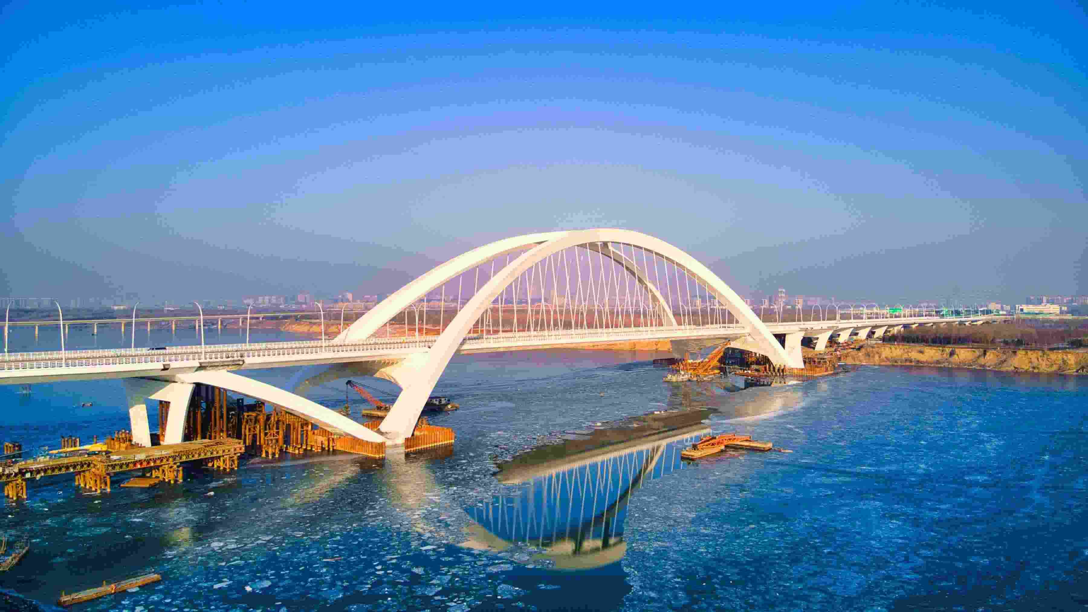 開通后的京雄大橋。受訪方供圖