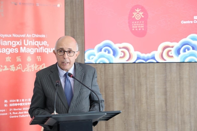 拉巴特文化藝術遺產(chǎn)復興協(xié)會主席德里希致辭?；艟z