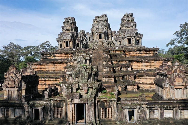 吳哥古跡內(nèi)的茶膠寺。中國(guó)文化遺產(chǎn)研究院 袁濛茜供圖