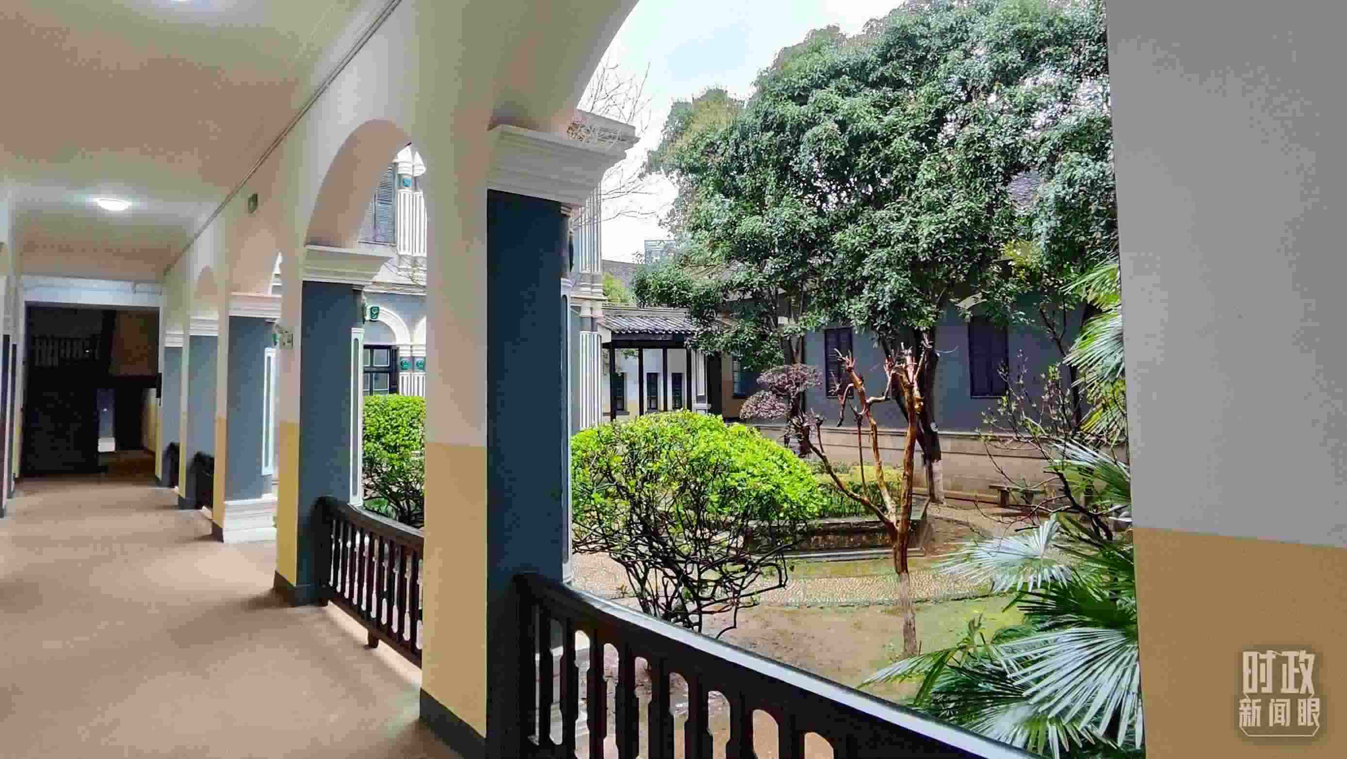 △湖南第一師范學(xué)院（城南書院校區(qū)）。（總臺央視記者覃思、郭曉龍拍攝）