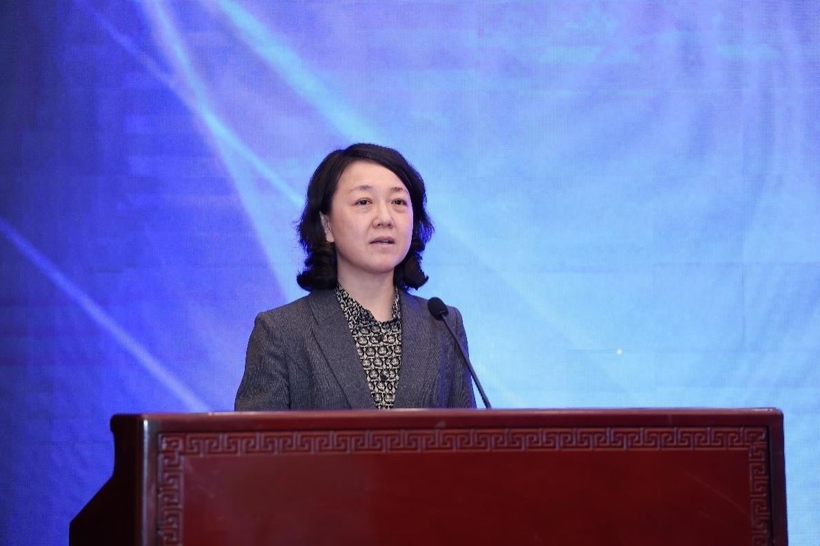 中華全國新聞工作者協(xié)會黨組成員、書記處書記吳兢致辭。主辦方供圖