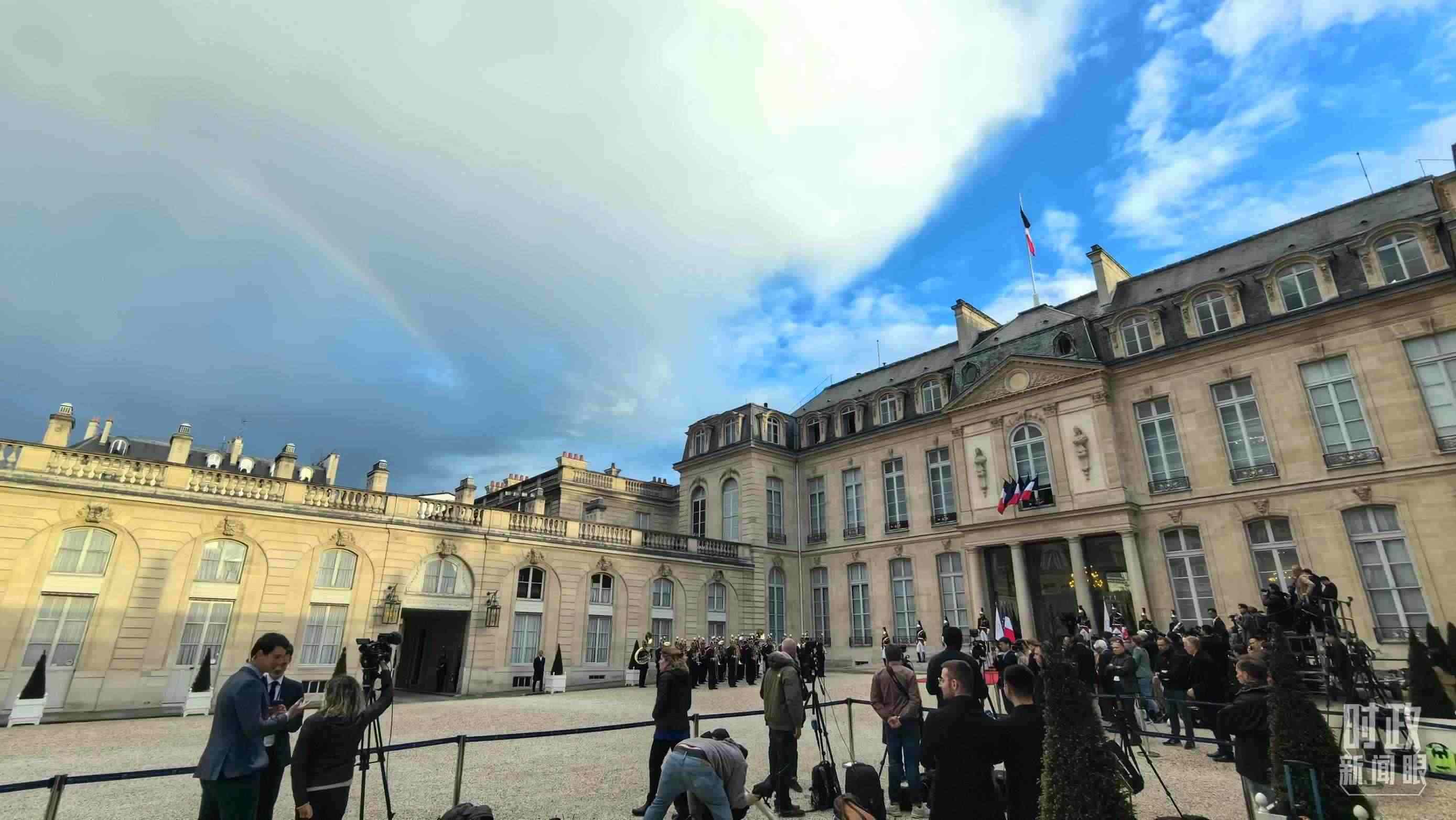 △愛麗舍宮。（總臺央視記者馬超拍攝）