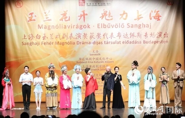 “玉蘭花開·魅力上?！弊哌M布達佩斯。葉辰亮攝