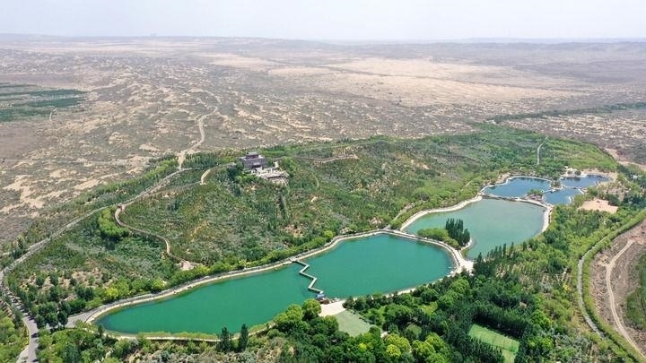 △2023年6月7日，寧夏靈武市白芨灘國家級自然保護區(qū)。