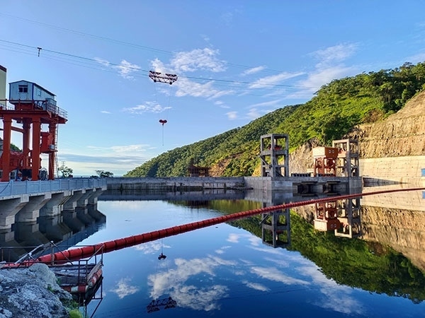 剛果（金）布桑加水電站水庫。中鐵資源集團(tuán)供圖