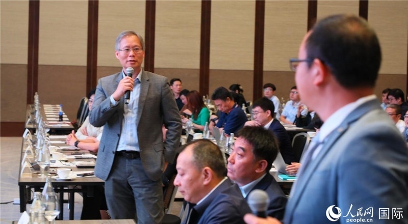 講座現(xiàn)場互動。人民網(wǎng)記者 簡承淵攝