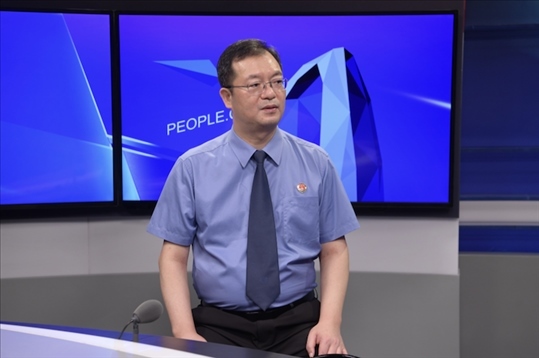 福建省泉州市人民檢察院檢察長(zhǎng)施建清。人民網(wǎng)記者 王曉嘯攝
