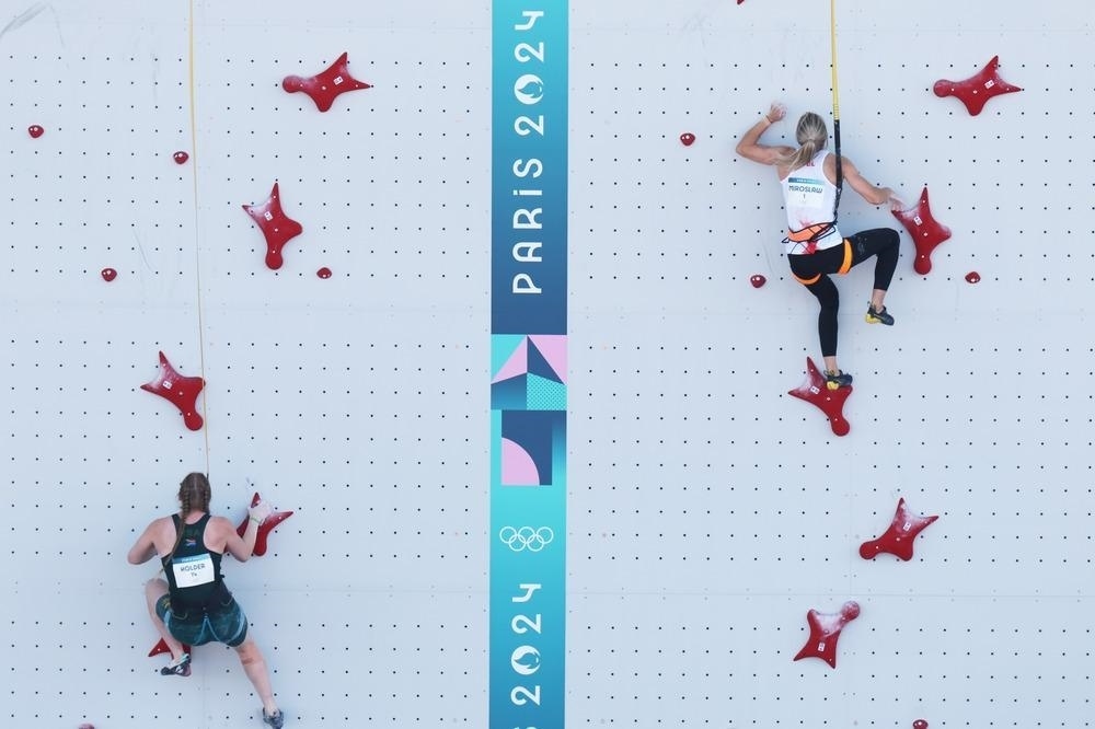 攀巖“攀”進(jìn)奧運(yùn)會 圖片來源：新華社