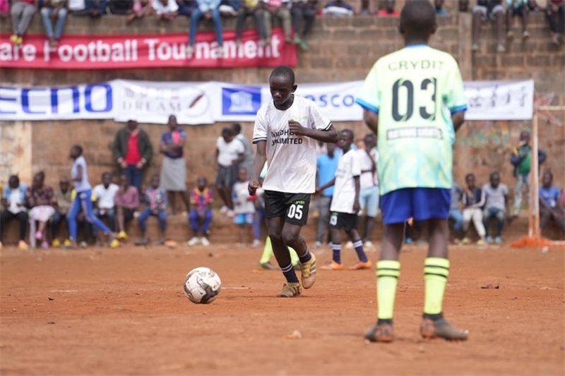 足球比賽現(xiàn)場(chǎng)。主辦方供圖