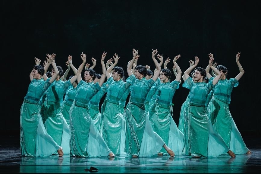 舞劇《熱血當(dāng)歌》演出現(xiàn)場(chǎng)。主辦方供圖