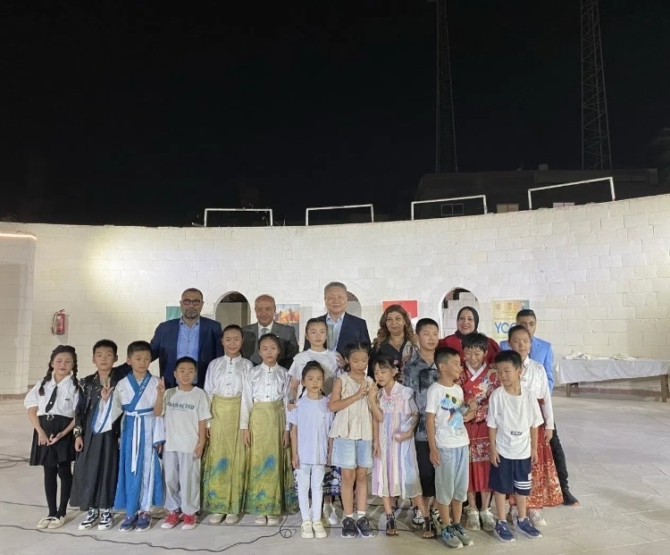 活動現(xiàn)場合影。開羅中國文化中心供圖