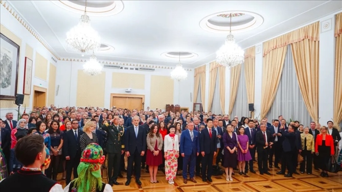 招待會現(xiàn)場。中國駐波蘭大使館供圖