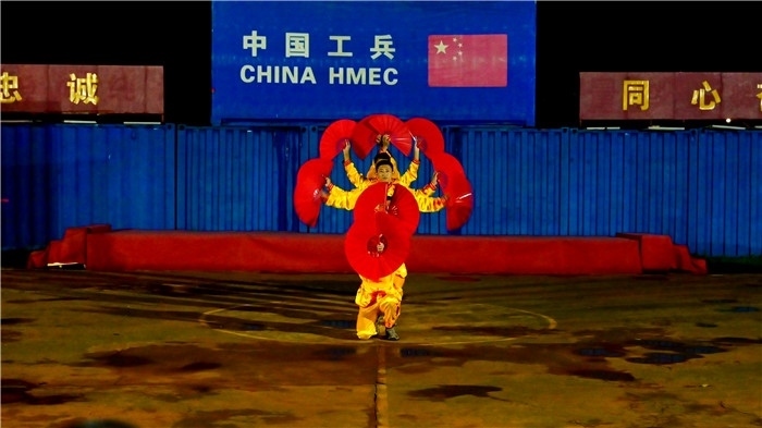 中國傳統(tǒng)文化節(jié)目表演。孫千攝