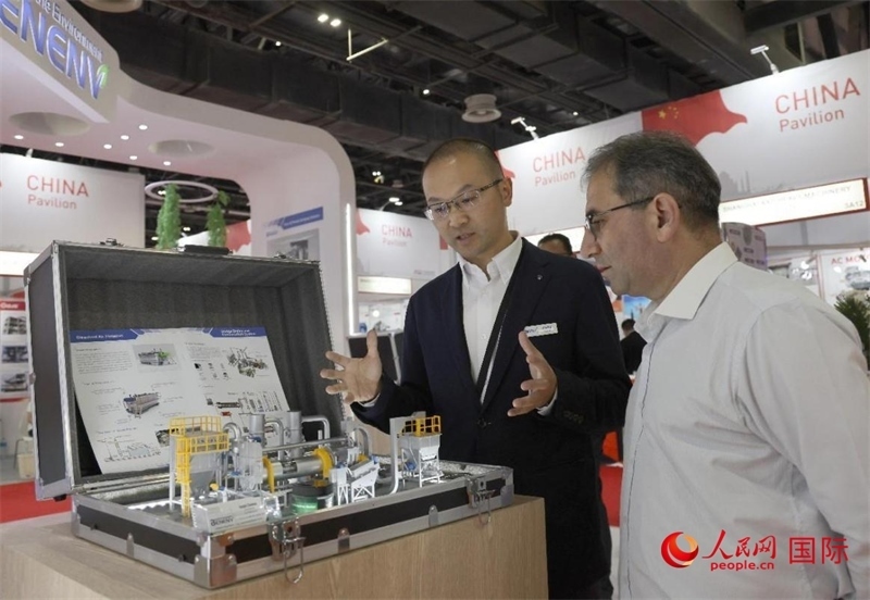 中企污水處理設備介紹。人民網記者 管克江攝