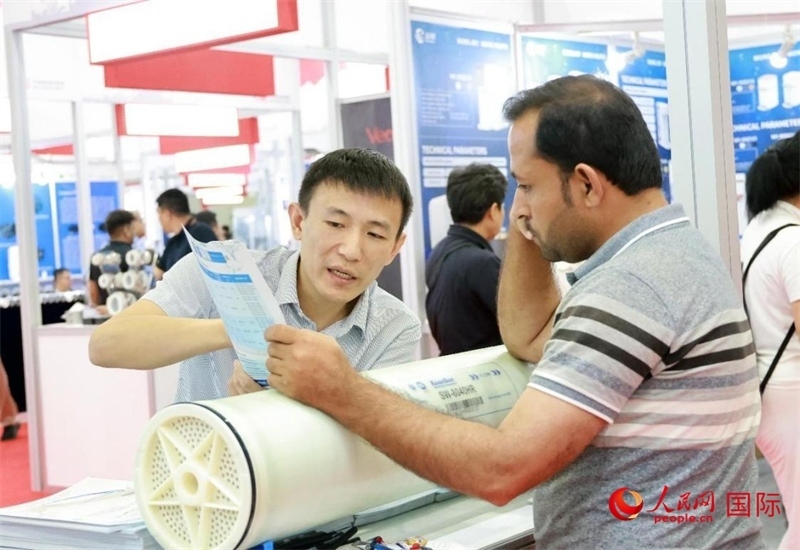 中企產品介紹。人民網記者管克江攝