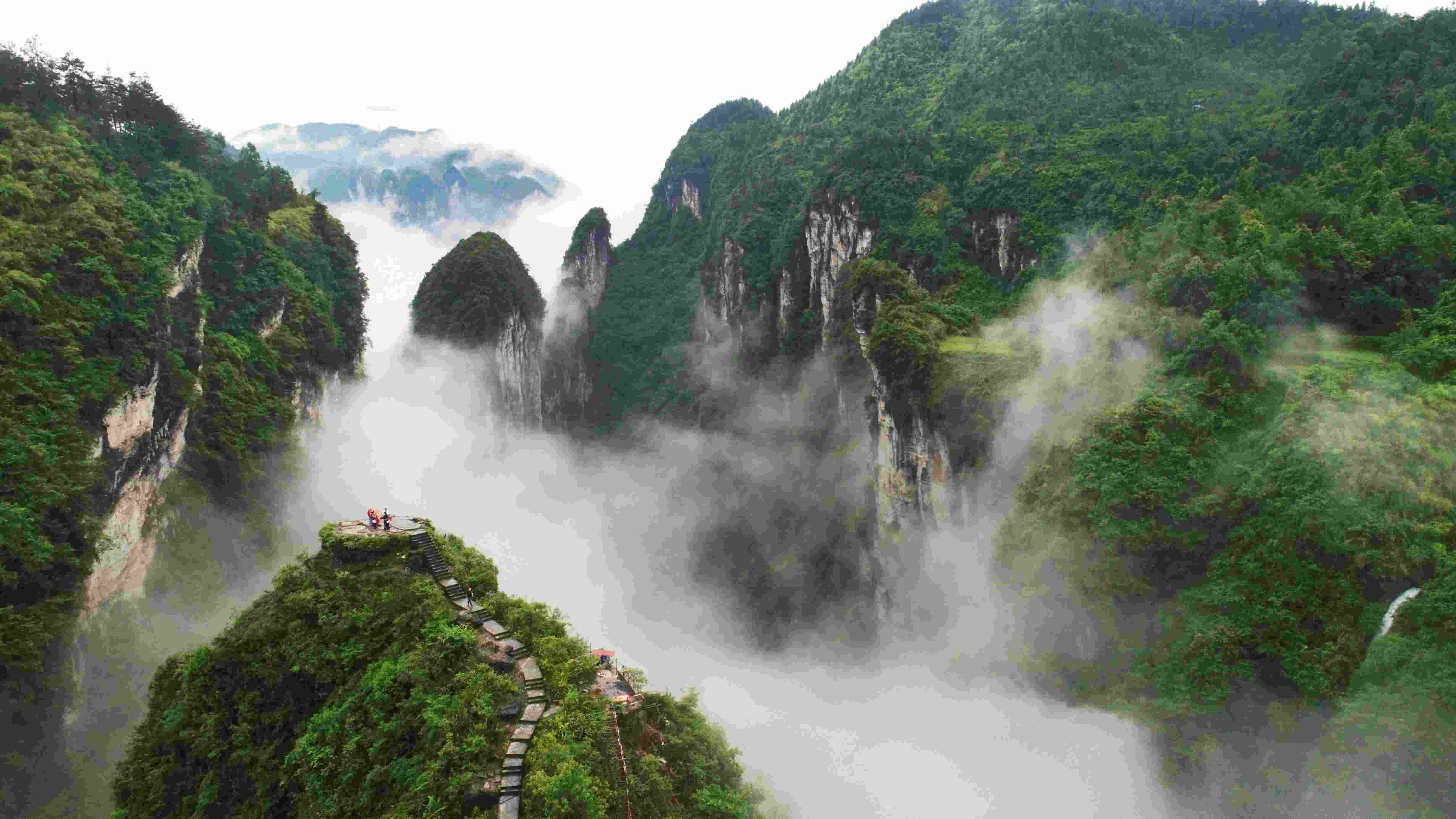 湖南矮寨國(guó)家森林公園。受訪(fǎng)者供圖