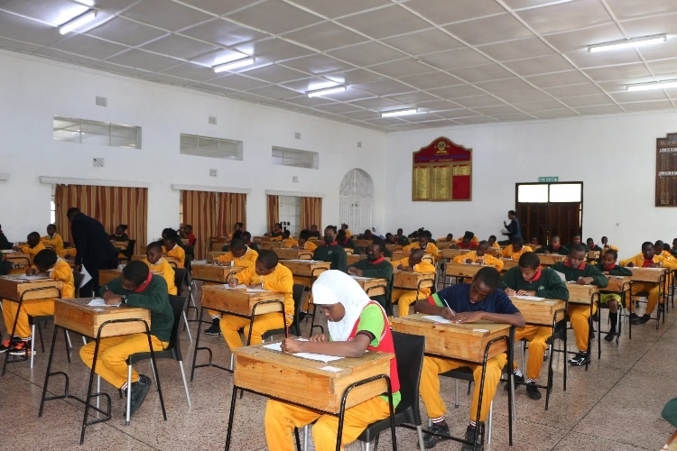 考場現(xiàn)場。埃格頓大學(xué)孔子學(xué)院供圖