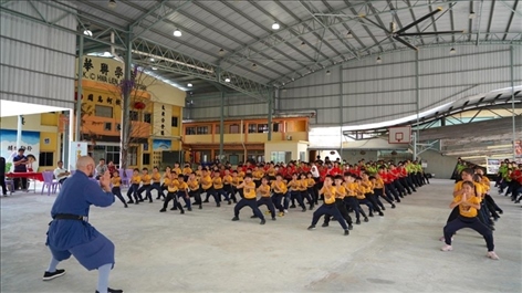 少林武術(shù)教學。主辦方供圖