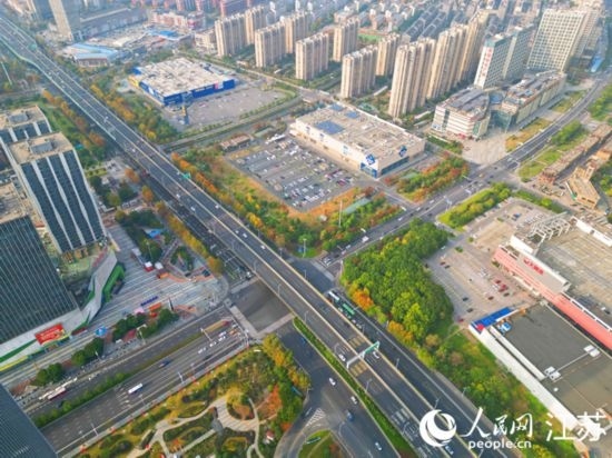 崇川區(qū)北大街便民商圈。人民網(wǎng)記者 王繼亮攝