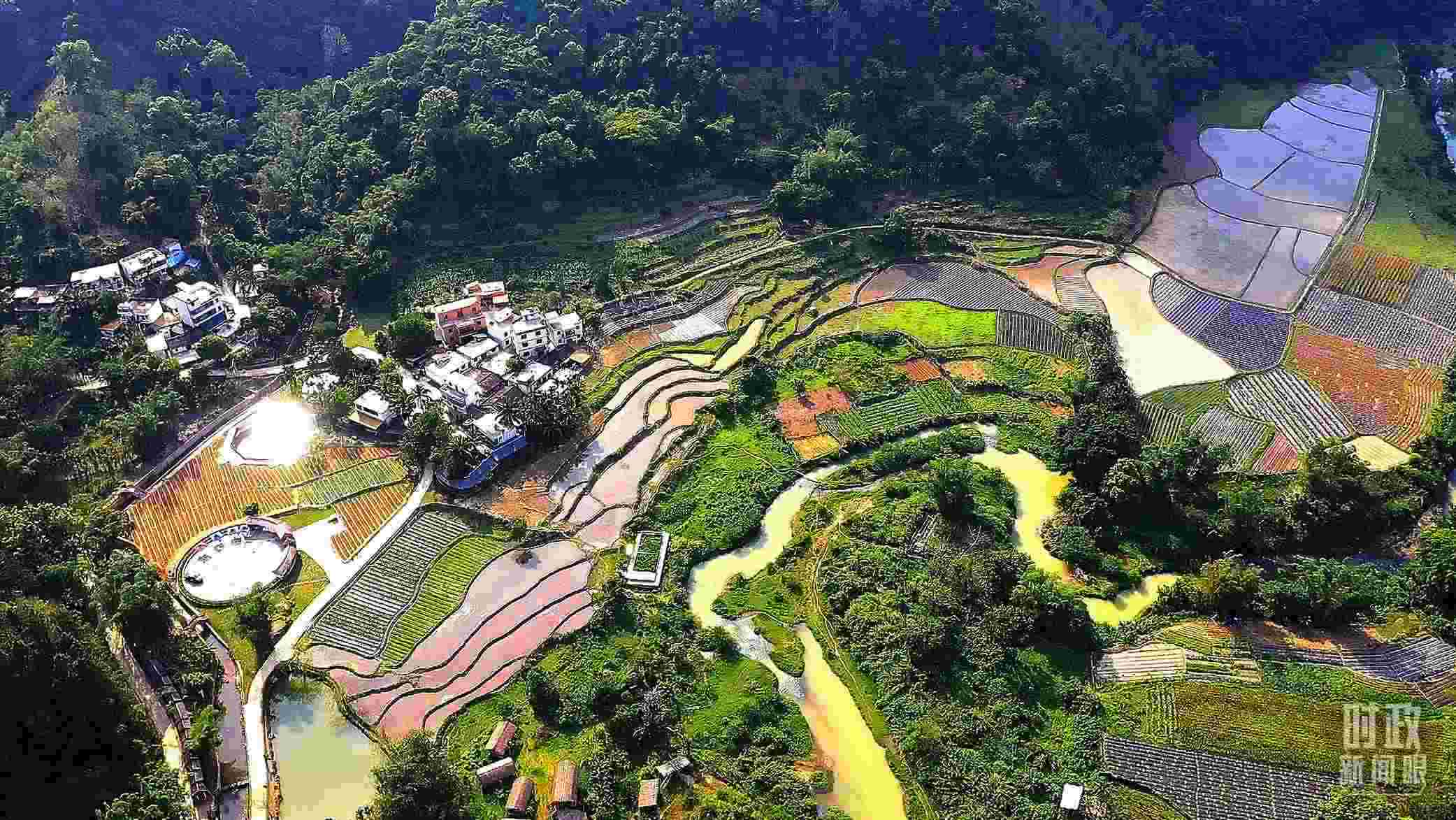 海南省五指山市水滿鄉(xiāng)毛納村。（總臺(tái)央視記者劉琦拍攝）