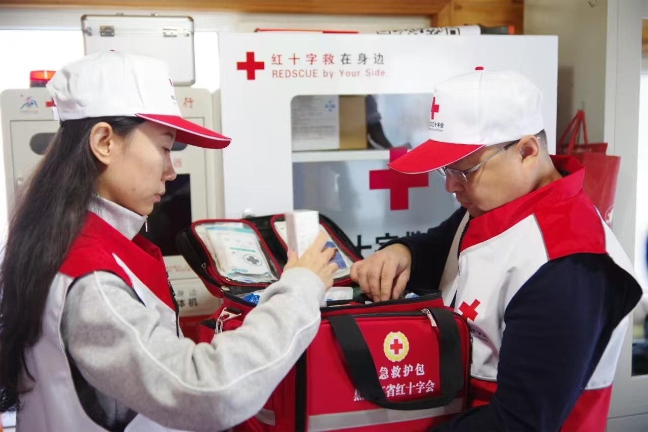 應急救援志愿者培訓現(xiàn)場。 中國紅十字會總會供圖