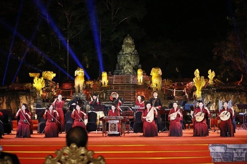 2024年1月13日，在柬埔寨暹粒舉行的“中柬人文交流年”啟動(dòng)儀式。