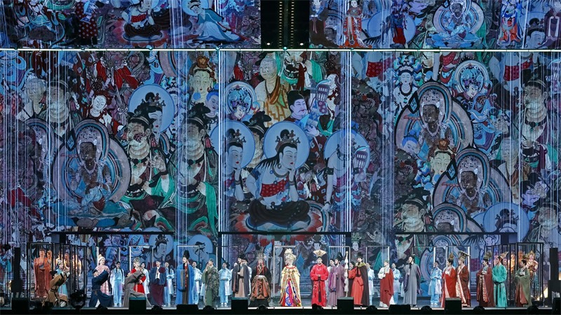 《受到召喚·敦煌》劇照。國話供圖