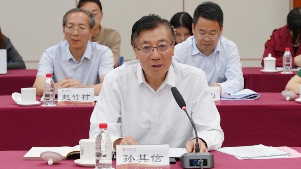 中國工程院院士、中國農(nóng)業(yè)大學(xué)校長孫其信。校方供圖